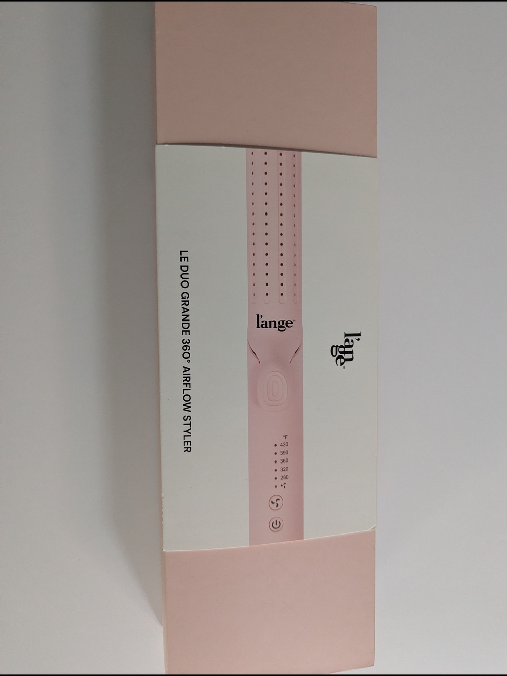 L’ANGE Le Duo Airflow CLASSIC Pink Flat Iron / Styler - Airflow ~ Excellent! - Picture 2 of 4